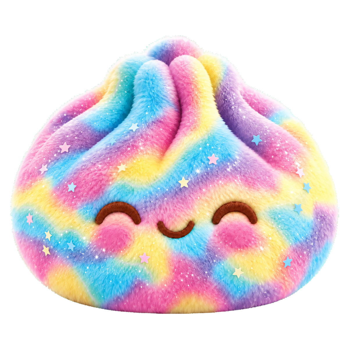 Dreamy Rainbow design of the cute giant cuddle plush