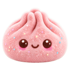 Bubblegum Pink design of the cute giant cuddle plush