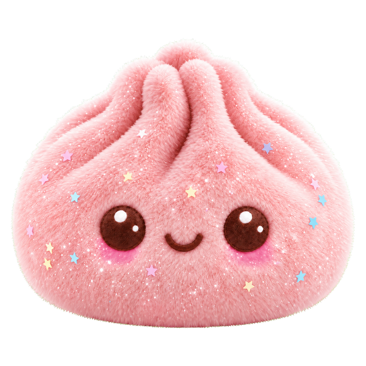 Bubblegum Pink design of the cute giant cuddle plush
